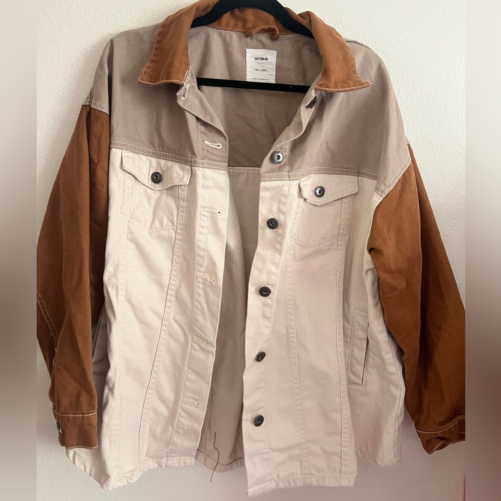 Cotton On Colorblock Denim Jacket